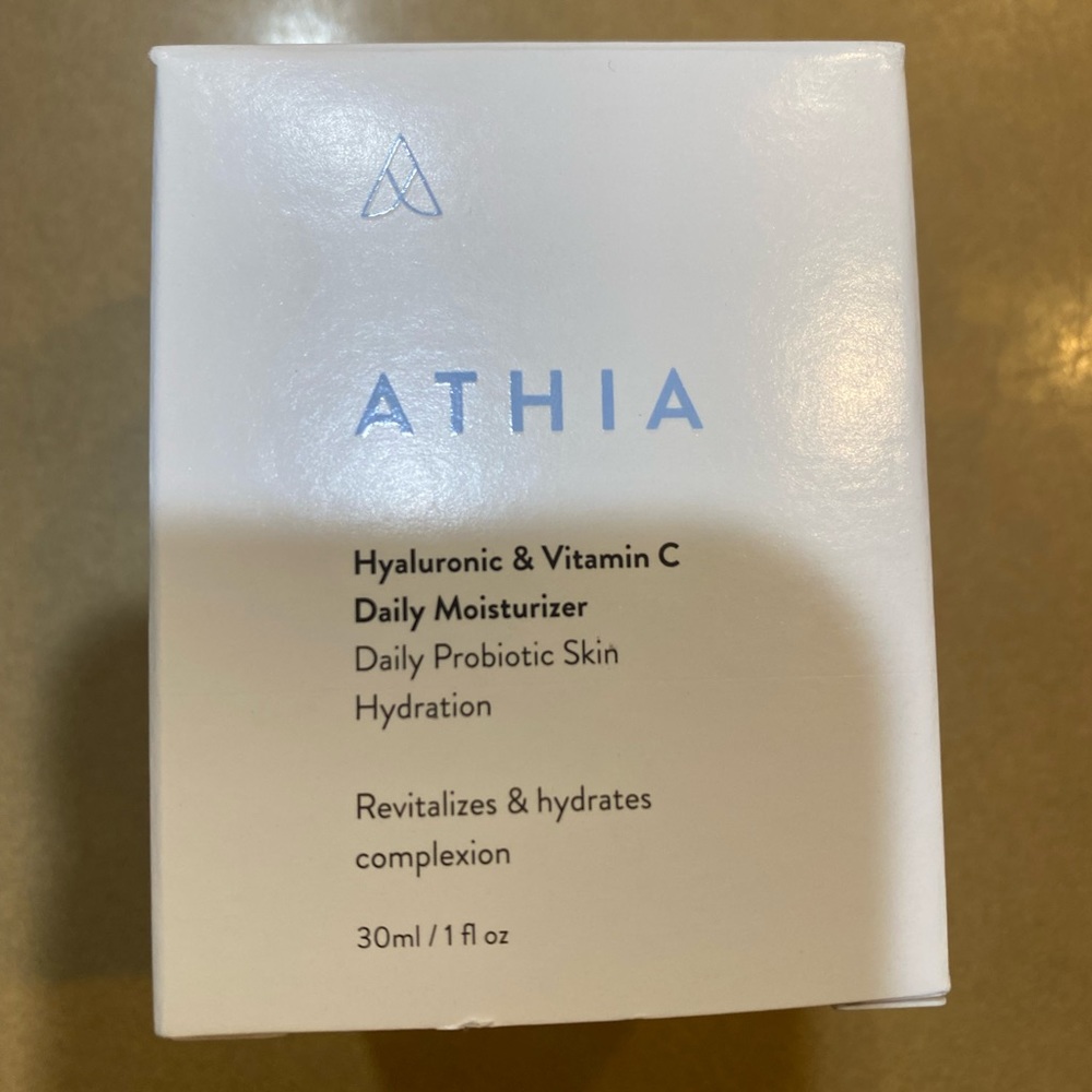 Athia haluronic & vitamin c moisturizer. New in box
